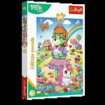 M&auml;nguala | PC | Konsoolid | Tarvikud // Harivad m&auml;nguasjad | Interaktiivsed | Loomingulised | Kunstilised // Puzzle - 100 - Rodzina Treflik&oacute;w - Brokatowe Trefliki - Trefl 14833