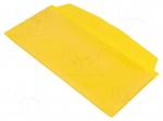 Document pocket | W: 230mm | H: 100mm | yellow | self-adhesive