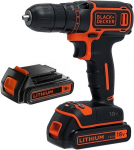 BLACK & DECKER Cordless Drill | BDCDC18B-QW | 18 V | 2x1.5 Ah | Li-Ion