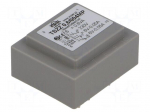 Transformer: encapsulated | 0.6VA | 230VAC | 6V | 6V | 0.05A | 0.05A | IP00
