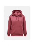 Bluza damska PEAK PERFORMANCE W Original Small Logo Hood kolor czerwony - S
