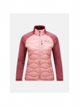 Kurtka damska puchowa PEAK PERFORMANCE W Helium Hybrid Down Jacket kolor rĂłĹĽowy - S