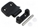Hinge | Width: 48mm | zinc and aluminium alloy | black | H: 45mm