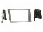 Radio frame | Subaru | 2 DIN | silver