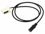 Aux adapter | Jack 3.5mm socket,Quadlock | VW