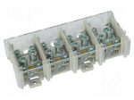 Splice terminal: distribution block | 125A | with cover | grey