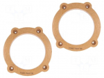 Spacer ring | MDF | 130mm | Mercedes | impregnated,varnished