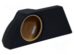 Car loudspeaker enclosure | MDF | black | textil | 15l | 250mm | Toyota