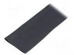 Heat shrink sleeve | flexible | 2: 1 | 38mm | L: 10m | black | polyolefine