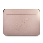 Guess Sleeve GUCS13PUSASPI 13" / pink Saffiano Script