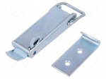 Clasp | steel | W: 43mm | L: 193.5mm | 2000N | Plating: zinc