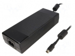 Power supply: switched-mode | 12VDC | 15A | Out: Power DIN 4 pin R7B