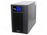 Power supply: UPS | 425x190x325mm | 2.4kW | 3kVA | 25.6g | 7Ah | 45&divide;55Hz