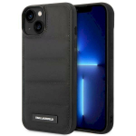 Karl Lagerfeld KLHCP14SPSQAK Puffy Elongated Logo Hardcase for iPhone 14/15/13 6,1" / black