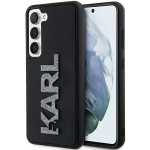 Karl Lagerfeld KLHCS23S3DMBKCK Hardcase 3D Rubber Glitter Logo for Samsung Galaxy S23 / black