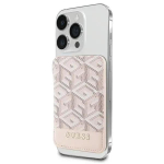 Guess Wallet Card Slot GUWMSHGCFSEP MagSafe GCube stripe r&oacute;żowy|pink