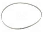 Timing belt | AT5 | W: 2mm | H: 2.7mm | Lw: 975mm | Tooth height: 1.2mm