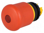 Switch: emergency stop | Stabl.pos: 2 | 22mm | red | Illumin: M22-LED