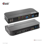 Club 3D Club3D v&otilde;rgul&uuml;liti - l&uuml;liti, HDMI KVM-l&uuml;liti - topelt HDMI 4K 60Hz