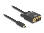Delock USB Type-C  kaabel pistik > DVI 24+1 pistik DP-Alt režiim 4K 30 Hz 2 m sch