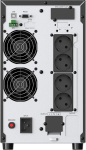 Conceptronic ZEUS52ES3K topeltmuundusega (online) UPS-toiteallikas 3 kVA 2700 W 4 x pistikupesa