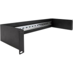 Delock DeLOCK 66884 kaablikorraldaja alus kaablir&ouml;&ouml;bastega Black 1 tk.
