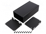 Enclosure: multipurpose | X: 89mm | Y: 160mm | Z: 56mm | 1455ZT | black