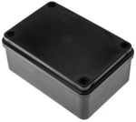 Puszka hermetyczna 120x80x50 bez dławik&oacute;w IP65 bezhalogenowa, czarna PAWBOL S-BOX 216C