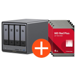 UGREEN NASync DXP4800 Plus NAS s&uuml;steem 4-k&otilde;vakettaga 16TB koos 4x WD WD40EFPX NAS HDD - 4 TB
