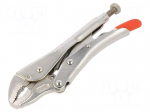 Pliers | Morse's,locking | 180mm | Mat: molybdenum steel