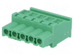 Pluggable terminal block | 5.08mm | ways: 5 | angled 90&deg; | plug | 320V