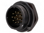 SP21 | socket | male | PIN: 12 | IP68 | soldering | 400V | 0.75mm2 | 5A