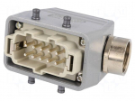 Connector: rectangular | plug | male | EPIC KIT | PIN: 10 | 10+PE | M25