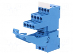 Socket | PIN: 8 | 10A | 250VAC | Application: 85.02,55.32 | Mounting: DIN