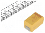Capacitor: tantalum | low ESR | 100uF | 25VDC | Case: X | 2917 | ESR: 150m&Omega;