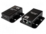 USB extender | USB 1.1,USB 2.0 | black | Cat: 5e,6