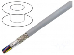 Wire | EcoCable Mini | 8x2x24AWG | MPPE | dark grey | 300V | 30,5m
