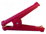 Crocodile clip | 400A | Grip capac: max.41mm | Overall len: 165mm