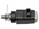Laboratory clamp | grey | 300VDC | 16A | Contacts: nickel | -25&divide;90&deg;C