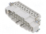 Connector: rectangular | male | Pitch: 77,5x27mm | 500V | 20A | PIN: 16