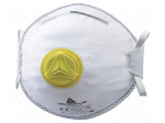 Dust respirator | disposable,with valve | FFP2 NR D | 10pcs.