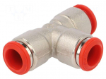 Push-in fitting | T-tap splitter | -0.99&divide;20bar | -20&divide;80&deg;C