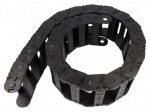 Cable chain | 2500 | Bend.rad: 150mm | L: 1012mm | Int.height: 25mm