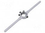 Diestock | Grip capac: BSW 1/8"-5/32",M3-M4 | L: 200mm | &Oslash;: 20mm