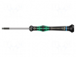 Screwdriver: precision | hex key | Blade length: 60mm | HEX 1/8"