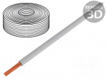 Wire | H07Z-K | stranded | Cu | 25mm2 | FRNC | grey | 450V,750V | Class: 5