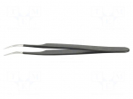 Tweezers | Blade tip shape: sharp | Tweezers len: 120mm | ESD