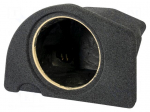 Car loudspeaker enclosure | MDF | black melange | 250mm | Audi | 15l