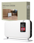 Mill | Heater | SG2000MEC | Convection Heater | 2000 W | Number of power levels 3 | Suitable for rooms up to 5-20 m&sup2; | White | N/A