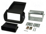 Radio frame | Citro&euml;n,Fiat,Peugeot | 2 DIN | black